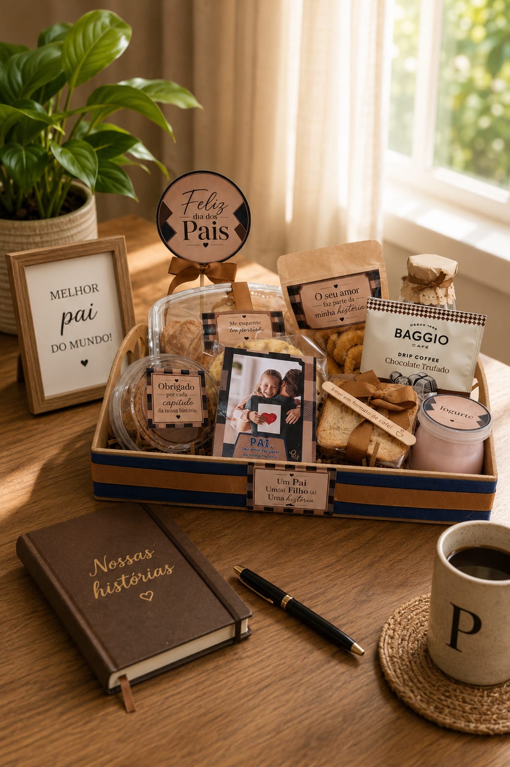 Box Memória, café da manhã de Dia dos Pais